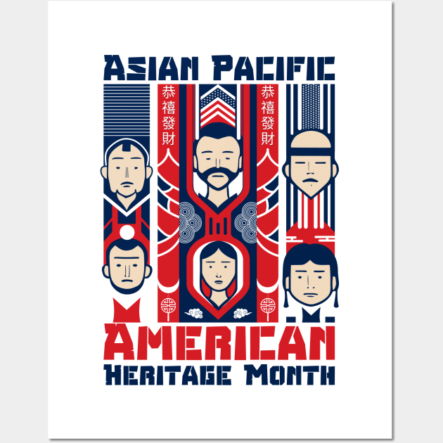 Celebrating Asian Pacific American Heritage Month - A Unique Gift Wall Art by Mr_tee